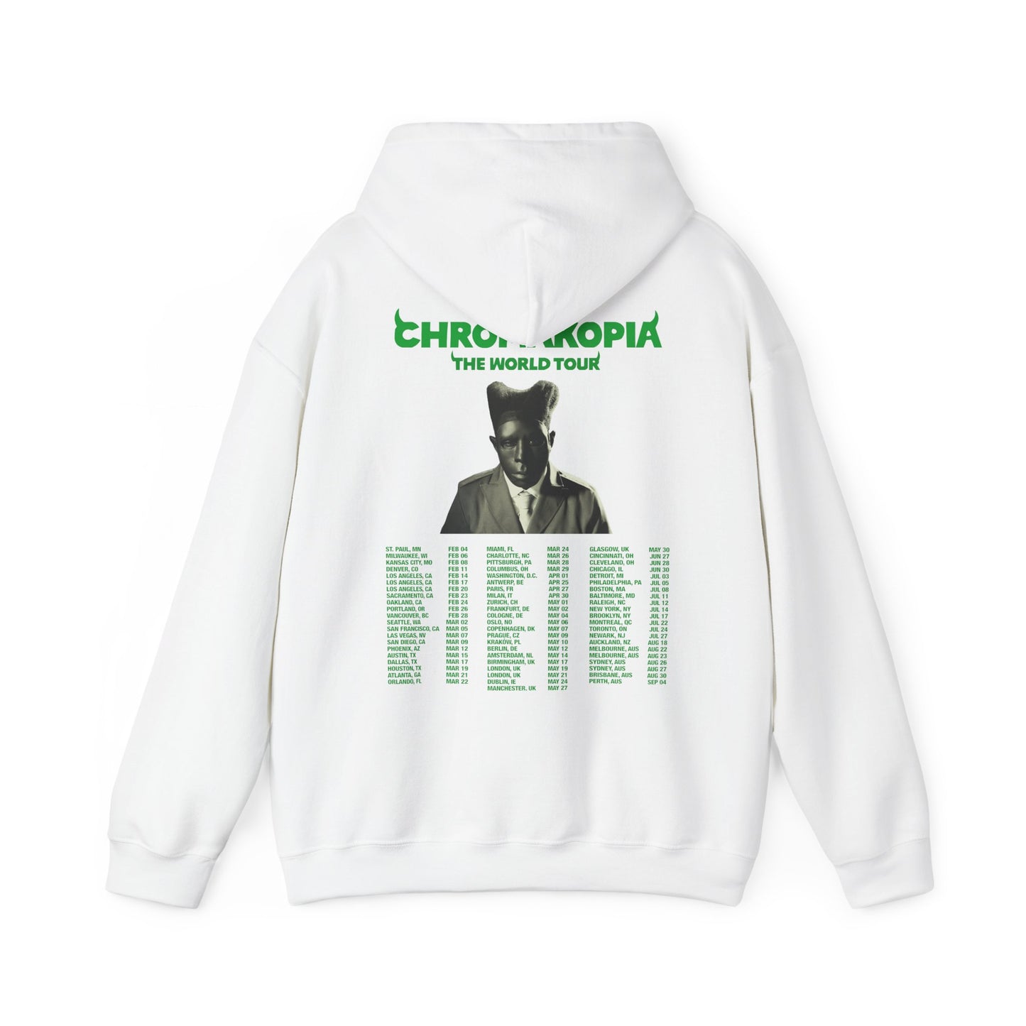 CHROMAKOPIA MERCH - CHROMAKOPIA WHITE TOUR HOODIE