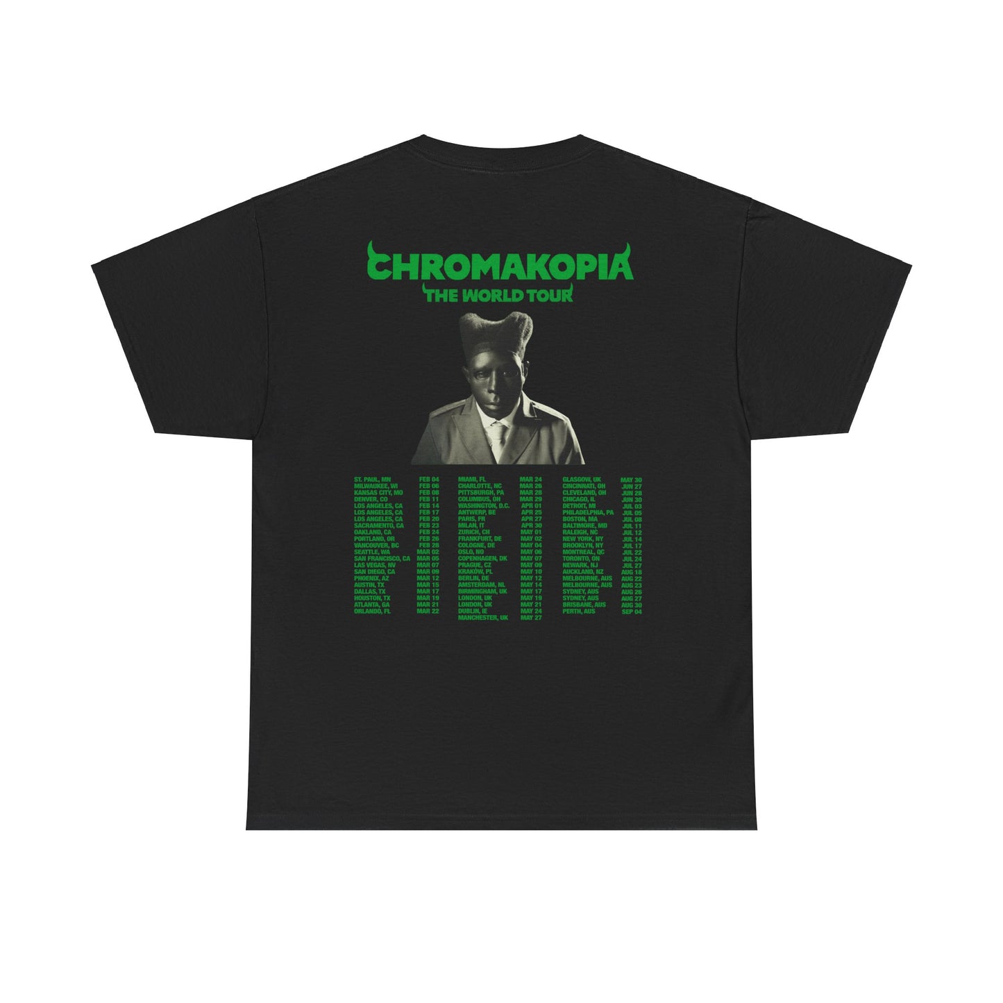 CHROMAKOPIA MERCH - CHROMAKOPIA BLACK TOUR TEE